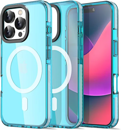 Miniatura 125 de AICase Funda protectora para iPhone 16 compatible con iPhone 16, delgada, ligera, transparente [no amarillenta] Diseño vibrante