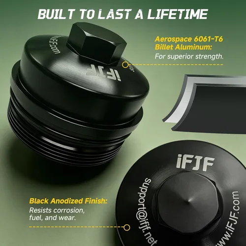 Miniatura 5 de iFJF 3C3Z-9G270-BA Tapa de Filtro de Bomba de Levantadores de Repuesto para F250 F350 F450 F550 Super Duty Powerstroke 6.0L 2003-2007 6.4L 2008-2010