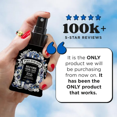 Miniatura 3 de Poo-Pourri Before-You-Go - Aerosol para inodoro, Royal Flush, 2 onzas líquidas - Eucalipto y menta