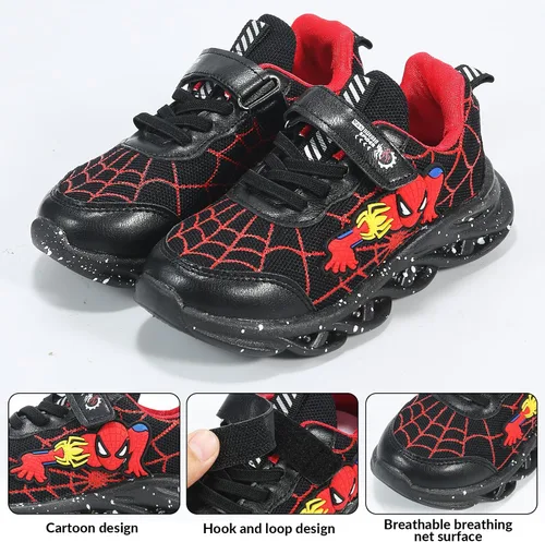 Miniatura 3 de Zapatillas iluminadas LED de dibujos animados para deportes al aire libre y correr con diseño transpirable