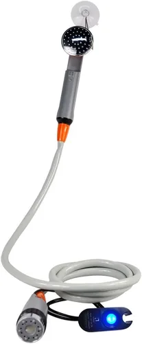 Miniatura 4 de Ducha portátil para campamento, bomba de ducha compacta con batería recargable USB, cabezal de ducha de mano al aire libre para campamento