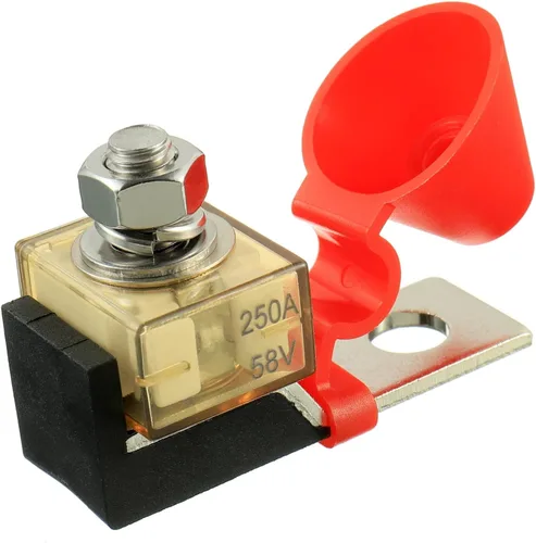 Miniatura 7 de Bloque de Fusibles de Terminal MRBF de 60 AMP Portafusibles de Bloque Terminal de Un Perno 5/16" (M8) Compacto Fusible de Batería Calificado 60A