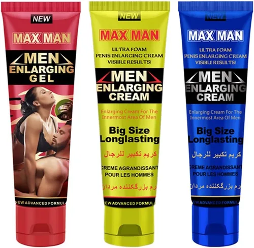 Crema de masaje para hombres para el pene se vuelve más larga, más gruesa, mejora la energía para el cuidado Retrasar el rendimiento, aumentar la