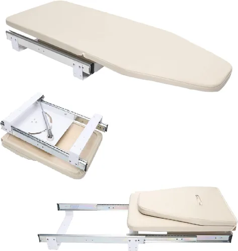 Miniatura 9 de Tabla de planchar plegable retráctil, tabla de planchar retráctil para armario, estación de planchado plegable para ocultar la tabla de planchar