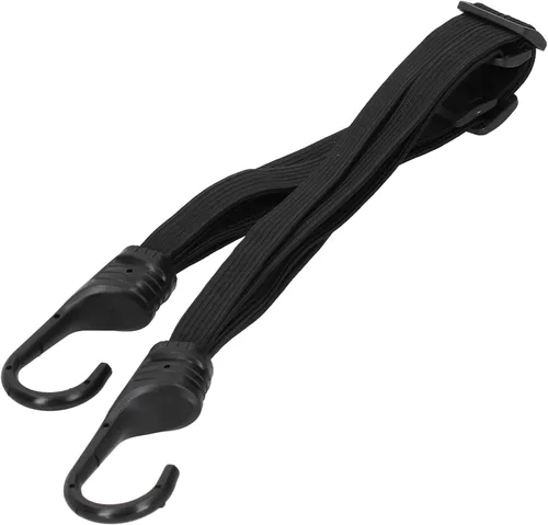 Miniatura 6 de Cuerda elástica elástica para casco de motocicleta con 2 ganchos, correa fija de gancho ajustable, cuerda de fijación de equipaje elástica de alta