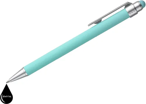 Miniatura 3 de ExpressDesigns™ - Bolígrafos personalizados pastel con lápiz capacitivo - Diseño suave al tacto - Bolígrafos con nombre impresos personalizados
