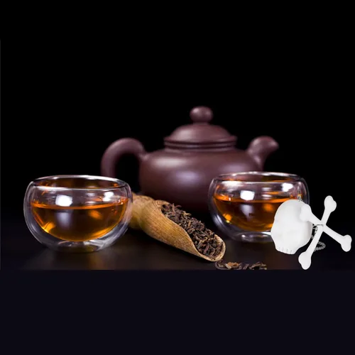 Miniatura 9 de Colador de té de calavera, colador de té, té de hojas sueltas más pronunciado, lindo infusor de té con forma de calavera blanca de simulación