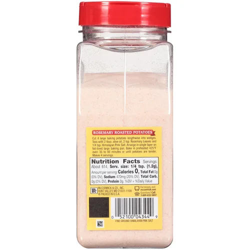 Miniatura 9 de McCormick - Sal rosa del Himalaya molida fina, 26 oz