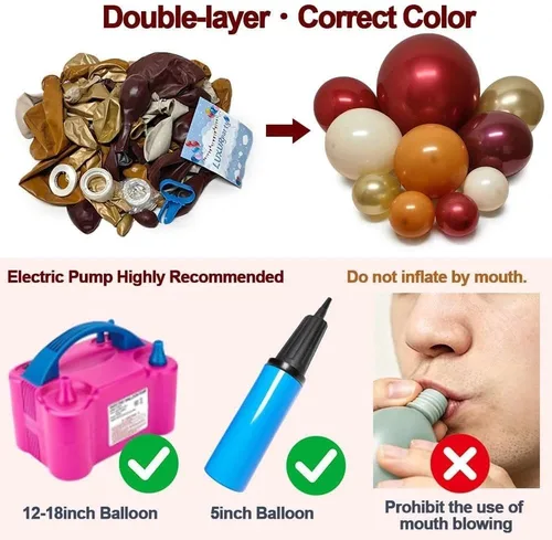 Miniatura 4 de Kit de arco de globos color naranja quemado burdeos, guirnalda de globos de otoño retro boho con crema dorada metálica para otoño, cosecha, Acción