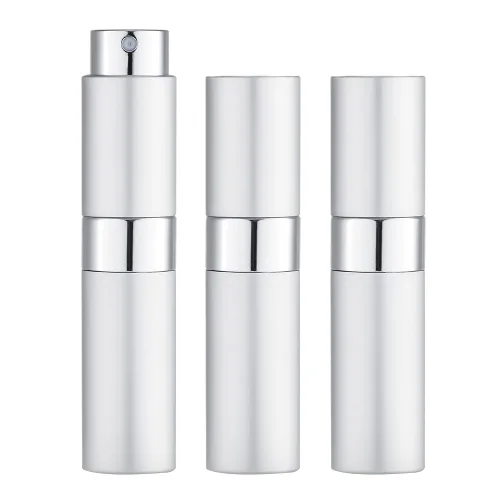 Miniatura 13 de LISAPACK Botella atomizadora de perfume de 0.3 fl oz para viajes (3 piezas) dispensador de colonia vacío, rociador portátil (rojo, rosa, morado)