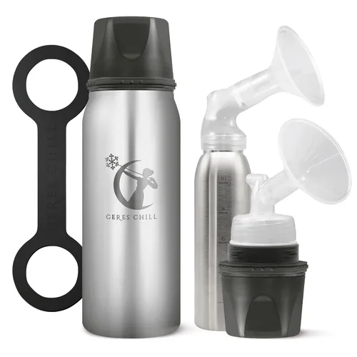 Miniatura 13 de CERES CHILL OG Enfriador y Calentador de Leche Materna – Enfriador Portátil de Leche Materna de 12–34oz, Almacenamiento y Biberón para Bebé
