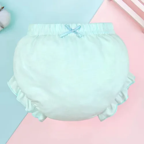 Miniatura 5 de 4 Pcs Baby Bloomers for Toddler Girls Newborn Diaper Covers for Girls Cotton Briefs Shorts Underwear