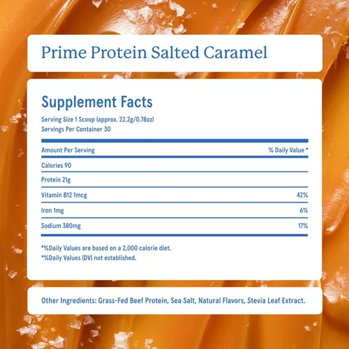 Miniatura 5 de Equip Foods Prime Protein Powder Mantequilla de maní y proteína Prime en polvo Caramelo salado