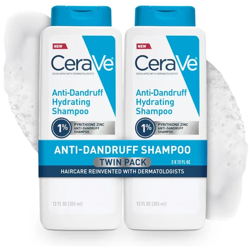 Miniatura 13 de CeraVe Champú y acondicionador hidratante anticaspa, tratamiento de caspa de piritiona y zinc con ceramidas, ácido hialurónico y niacinamida
