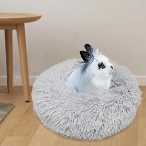 Miniatura 6 de Cama de Conejo Escondite de Conejo Grande Suave y Cómoda Ropa de Cama para Animales Pequeños Alfombrilla de Cama Acogedora Refugio Cálido Accesorios