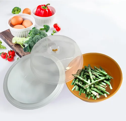 Miniatura 7 de Trenton Gifts Vaporizador de microondas para verduras - Vaporizador vegetal apto para microondas, ideal para cocinar verduras frescas. Sin BPA, apto