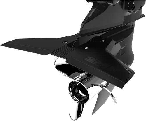 Clásico Senior 2 Hydrofoils para 40-300 hp (Negro) - Aletas estabilizadoras para motores fuera de borda/outdrive - Fabricado en EE. UU