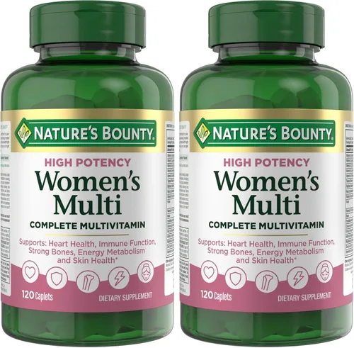 Miniatura 10 de Nature’s Bounty Multivitamínico Completo de Alta Potencia para Mujeres, Vitamina Diaria con Vitamina C, Apoya la Salud del Corazón y la Función