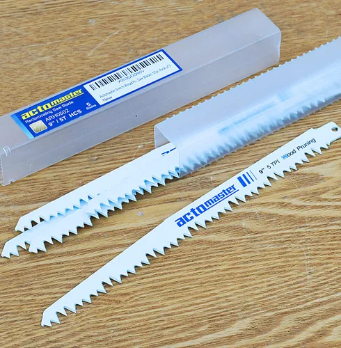 Miniatura 5 de Hojas de sierra recíproca de madera de 9 pulgadas 5Tpi, paquete de 5