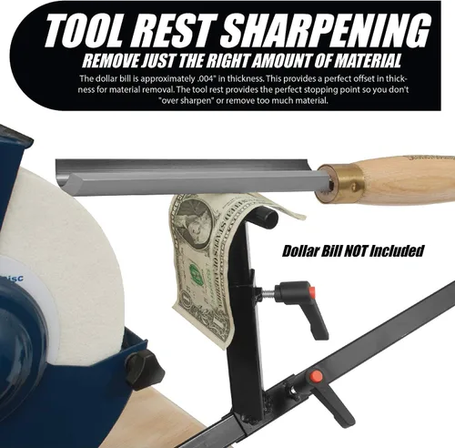 Miniatura 5 de Peachtree Woodworking Supply Pro Grind - Sistema de afilado para amoladoras de 6 pulgadas para afilar herramientas de torneado de torneado