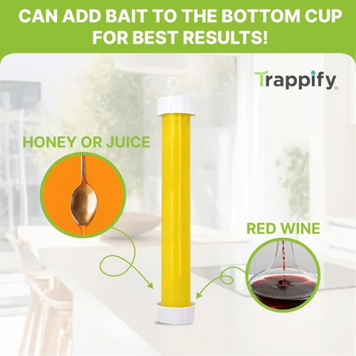 Miniatura 7 de Trappify Trampas Colgantes para Moscas de Exterior: Trampas para Moscas de la Fruta para Interiores Trampa para Jejenes Trampas para Jejenes