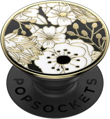 Miniatura 12 de Agarre para teléfono PopSockets con soporte expandible, agarre adhesivo - Confeti de aluminio oro rosa Lámina de oro rosa