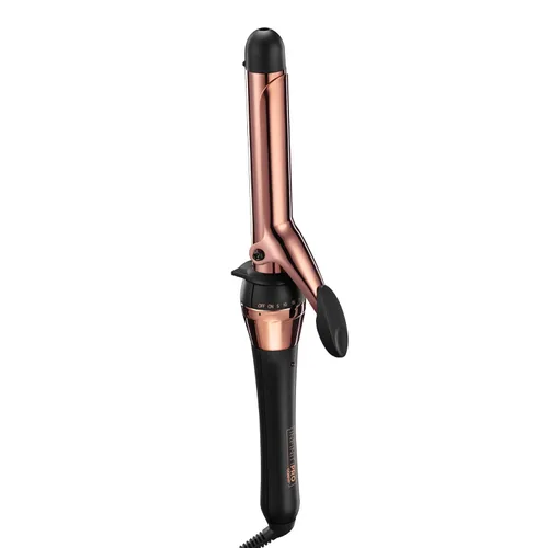 CONAIR INFINITIPRO - Rizador de titanio de oro rosa de 1 pulgada, el barril de 1 pulgada produce rizos clásicos, para uso en cabello corto, mediano