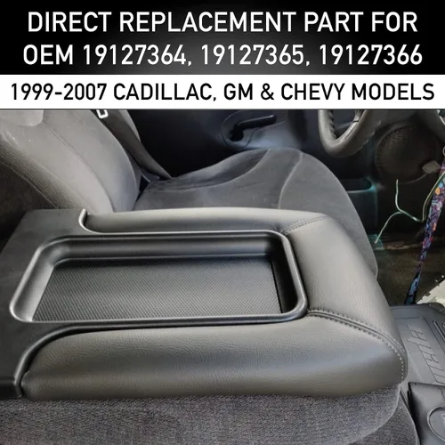 Miniatura 3 de Kit de reemplazo de tapa de consola central EcoAuto para Silverado, Avalanche, Suburban, Sierra, Yukon de 99-07 - Reemplaza OEM 19127364, 19127365