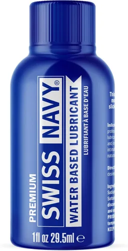 Miniatura 10 de Swiss Navy Lubricante Premium a Base de Agua - 2 oz - Gel Lubricante para Hombres, Mujeres y Parejas - Seguro para Juguetes - Fórmula que No Mancha