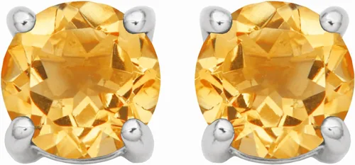 Miniatura 21 de Amazon Essentials Aretes redondos de plata de ley con piedra natal (anteriormente colección Amazon)