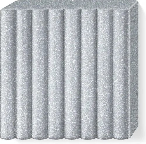 Miniatura 2 de STAEDTLER 8010-812 FIMO Effect - Arcilla de modelado polimérica endurecedora al horno - Plata brillante (2.01 oz)