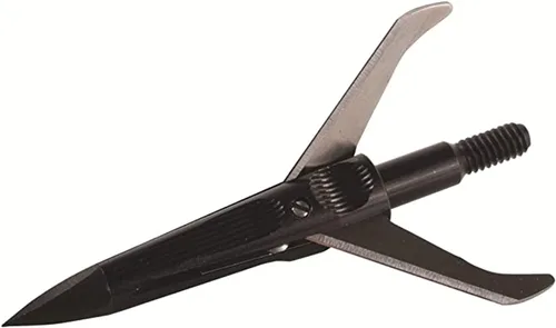 Miniatura 2 de New Archery Products Spitfire - Cabezal mecánico de tiro con arco de 3 palas y precisión de despliegue frontal, duradero, paquete de 3 y 4