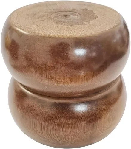 Miniatura 4 de Sofá de madera de 2 pulgadas de alto/elevador de cama con forma redonda, patas de muebles de madera, patas de sofá, patas de repuesto para sofá, Nuez