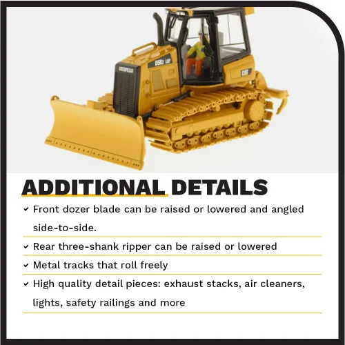 Miniatura 5 de Diecast Masters 1:50 Caterpillar D5K2 LGP Tractor tipo oruga - Serie High Line 85281