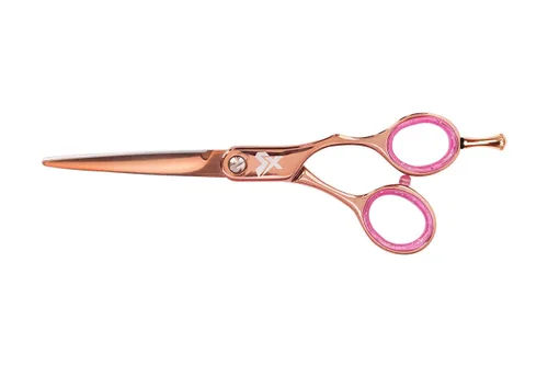 Cricket Shear Xpressions - Tijeras profesionales de corte de pelo de 5.75 pulgadas, tijeras de barbero, acero inoxidable japonés, silenciador de