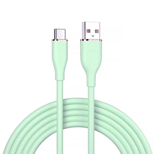 Miniatura 11 de chenyang USB A to C Silicone Cable,USB 2.0 Type C PD 15W Fast Charge Data Extension Cable Compatible with iPhone 15 Black 3.28FT/1.0M