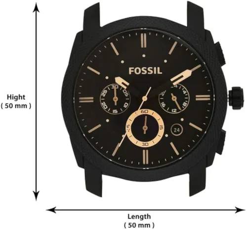 Miniatura 7 de Fossil Reloj cronógrafo Machine de cuarzo de acero inoxidable para hombre Negro marrón