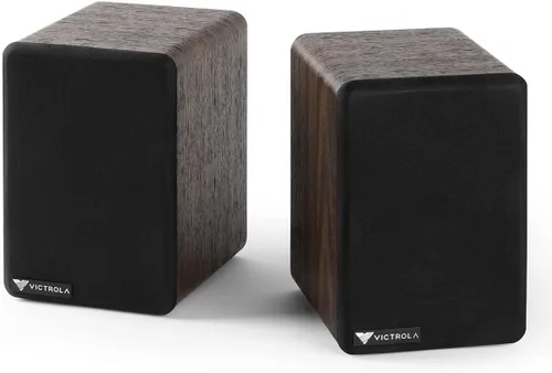 Miniatura 2 de Victrola Monitores M1: altavoces de monitor de estantería alimentados, transmisión inalámbrica Bluetooth, sonido estéreo premium, se empareja