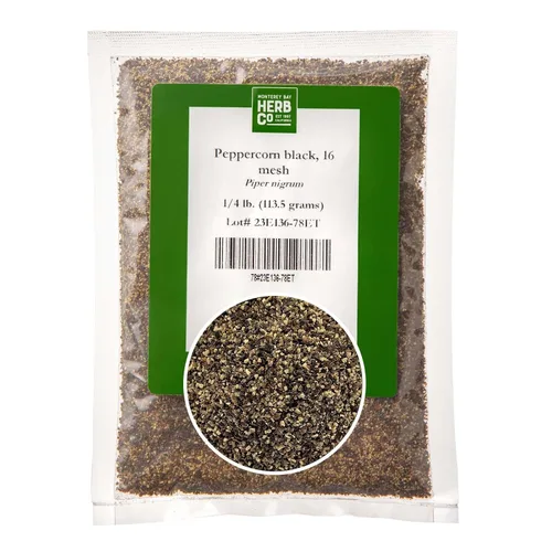 Miniatura 9 de Grano de pimienta negra Monterey Bay, 16 mesh, 1 libra