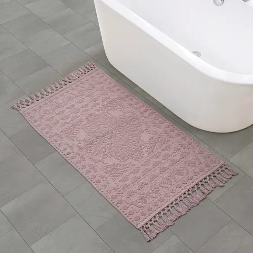 Miniatura 14 de French Connection Nellore Alfombras de Baño, Tapetes de Baño Tejidos y con Cuentas, Tapetes de Baño Duraderos y Gruesos para Baño y Alfombras