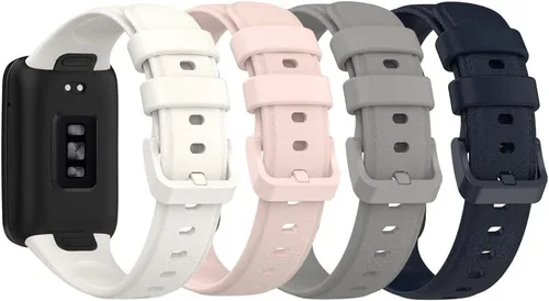 Miniatura 18 de Senter Correa de silicona suave de liberación rápida para reloj inteligente Huawei Band 7 Pro 4 unidades-g