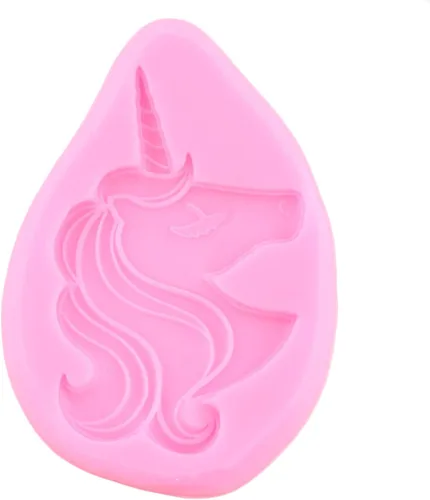 Miniatura 3 de Moldes de silicona con diseño de unicornios arcoíris, orejas de cuerno, moldes de fondant para decoración de pasteles, decoración de cupcakes