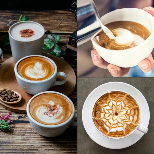 Miniatura 7 de uxcell Jarra de espuma de leche con líneas de escala, jarra de vapor de café de acero inoxidable de 20 oz/20.3 fl oz, accesorios para máquina