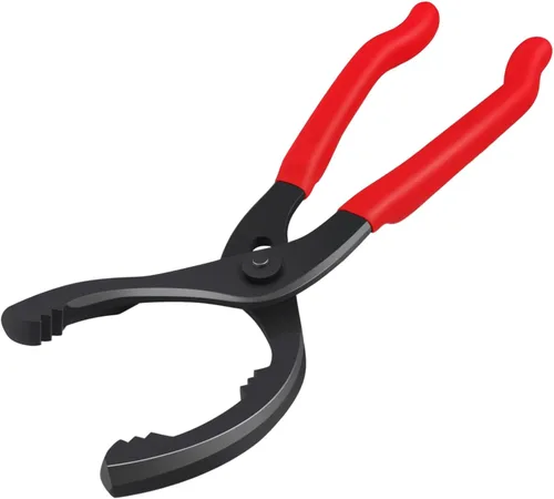Miniatura 2 de Llave de filtro de aceite, juego de 2 alicates ajustables para filtro de aceite de 10 y 12 pulgadas, herramienta multifunción de extracción