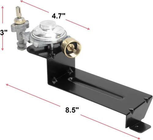 Miniatura 7 de 80476 Reemplazo del conjunto de válvula y regulador para parrillas de gas Weber Q200 Q220 Series (2003-2013), regulador de válvula de parrilla