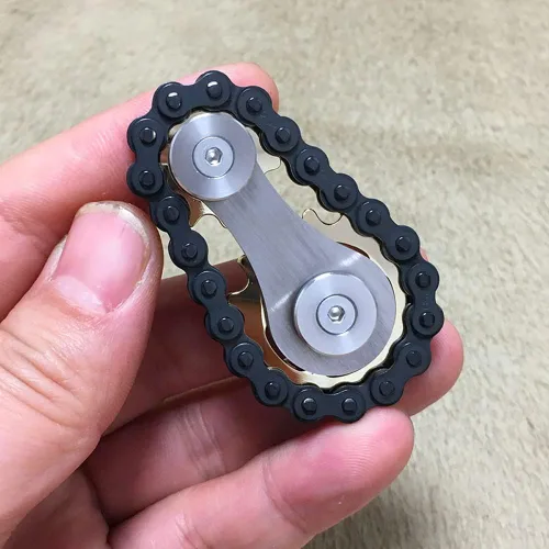 Miniatura 6 de FREELOVE Sprockets - Juguetes para ansiedad para adultos y niños, engranajes de bicicleta de metal, bloque de acoplamiento, cubo cinético EDC, cubo