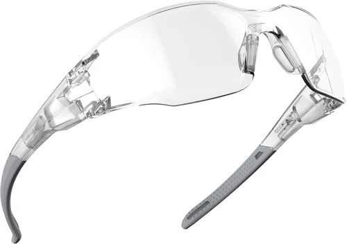 Miniatura 9 de DILANCO Gafas de seguridad transparentes, marcos ajustables y resistentes a los arañazos con agarres antideslizantes para mujeres y hombres