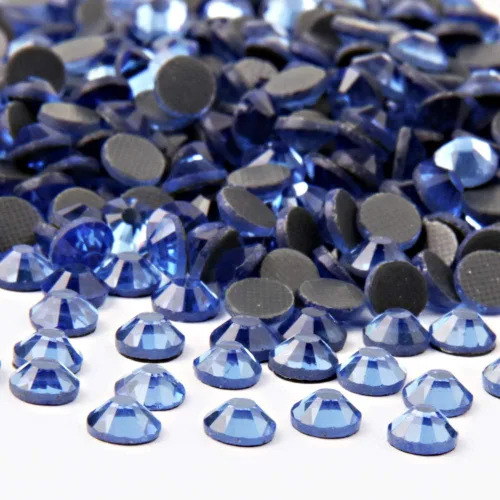 Miniatura 32 de BEADSLAND - Diamantes de imitación de cristal termoadhesivos, piedra cortada a máquina, 1440 unidades/paquete (amarillo limón, SS20/5 mm)