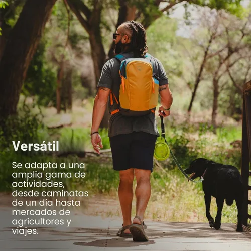 Miniatura 4 de Osprey Daylite - Mochila para viajes diarios, ligera, con funda para laptop, bolsillos para botellas Magma Marrón/Tungsteno