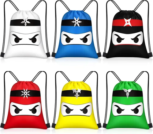 Miniatura 19 de Censen 24 piezas de bolsas con cordón, conjunto a granel, 12 x 10 pulgadas, bolsas de regalo con temática de princesa y príncipe, bolsas de regalo